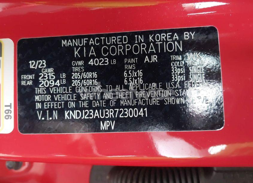 Photo 8 of 2024 Kia Soul LX (VIN KNDJ23AU3R7230041)