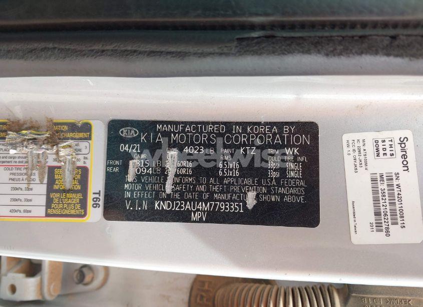 Photo 9 of 2021 Kia Soul LX (VIN KNDJ23AU4M7793351)