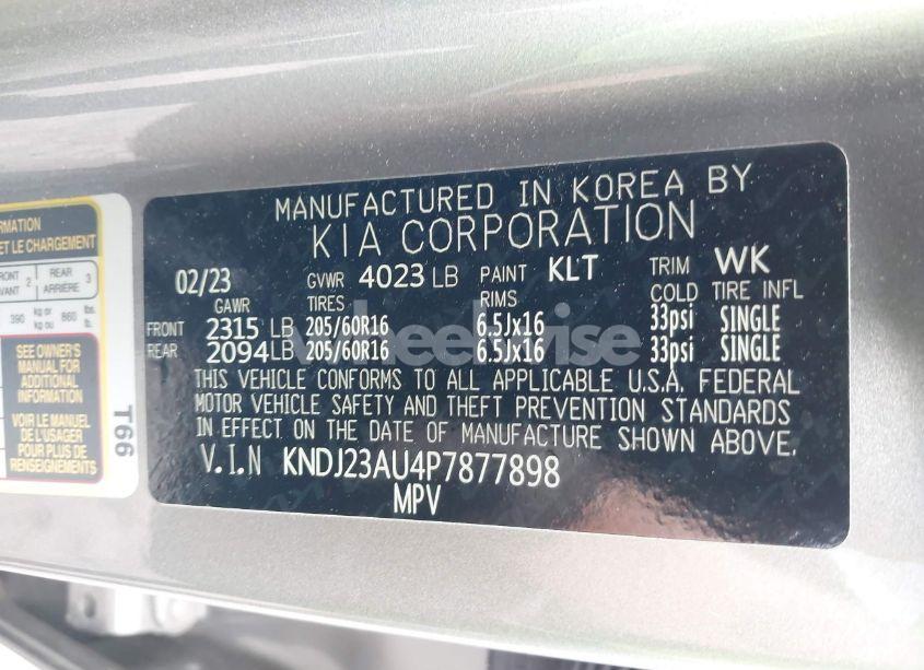 Photo 9 of 2023 Kia Soul LX (VIN KNDJ23AU4P7877898)