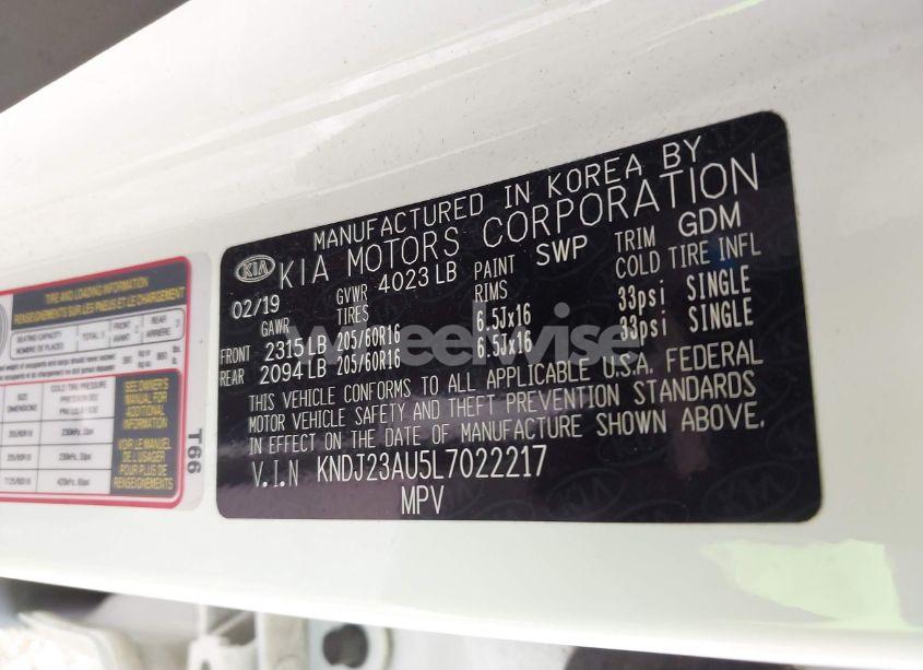 Photo 9 of 2020 Kia Soul LX (VIN KNDJ23AU5L7022217)