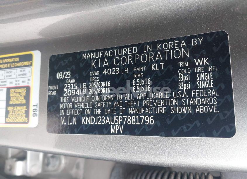 Photo 9 of 2023 Kia Soul LX (VIN KNDJ23AU5P7881796)