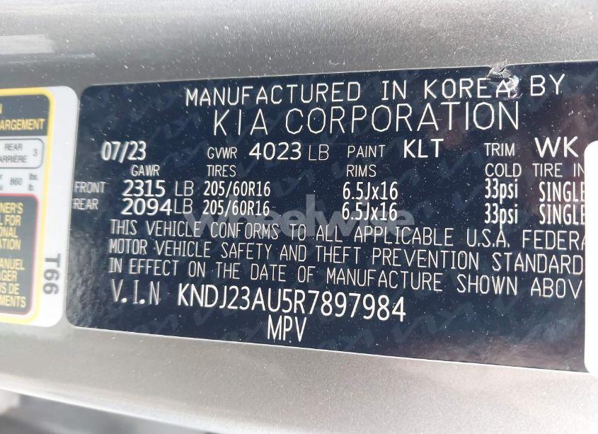 Photo 9 of 2024 Kia Soul LX (VIN KNDJ23AU5R7897984)
