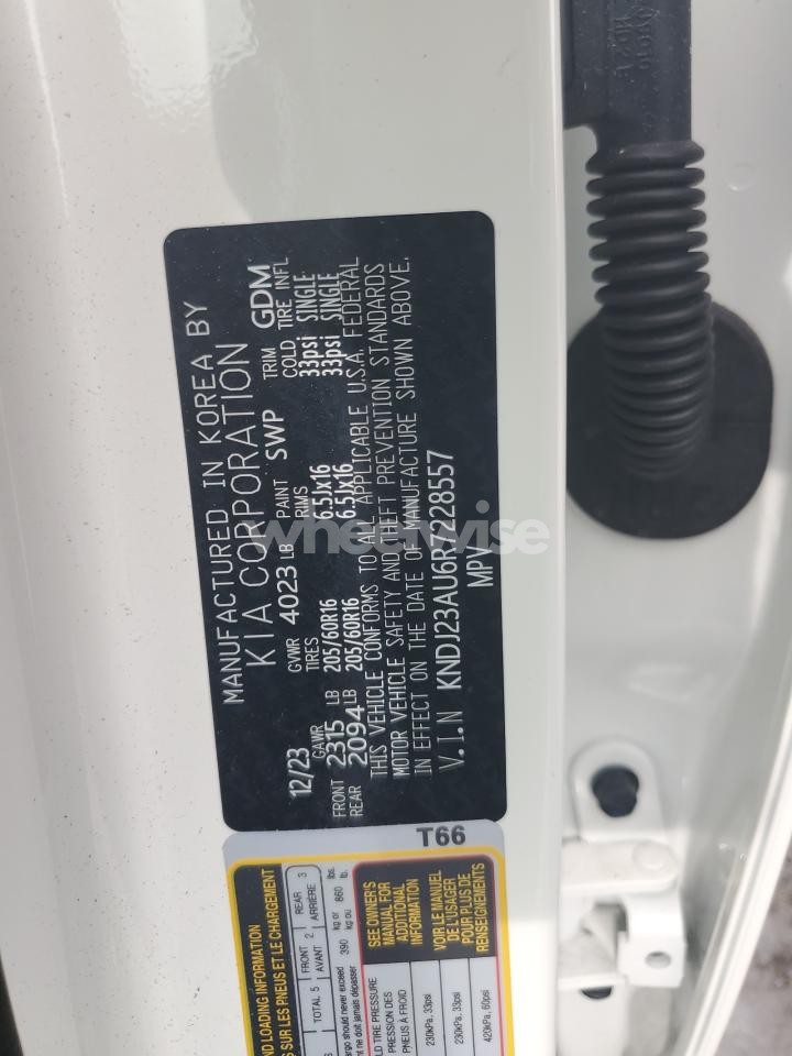 Photo 12 of 2024 KIA SOUL LX (VIN KNDJ23AU6R7228557)