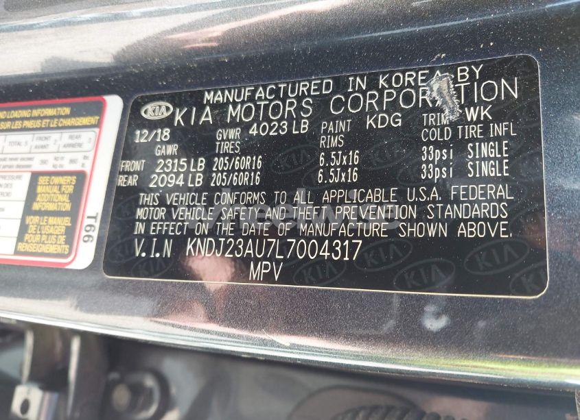 Photo 9 of 2020 Kia Soul S (VIN KNDJ23AU7L7004317)