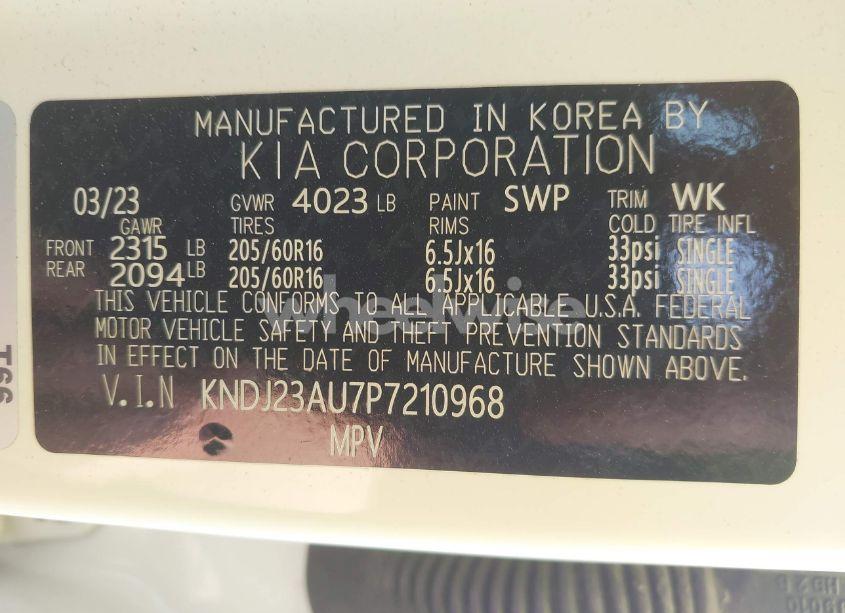 Photo 9 of 2023 Kia Soul LX (VIN KNDJ23AU7P7210968)