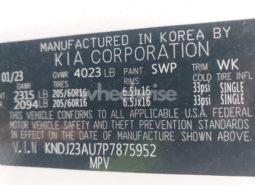 Photo 9 of 2023 Kia Soul LX (VIN KNDJ23AU7P7875952)