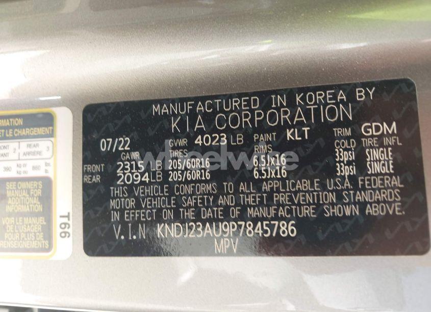 Photo 9 of 2023 Kia Soul LX (VIN KNDJ23AU9P7845786)