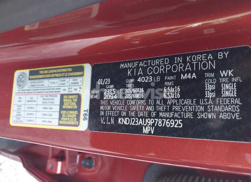 Photo 9 of 2023 Kia Soul LX (VIN KNDJ23AU9P7876925)