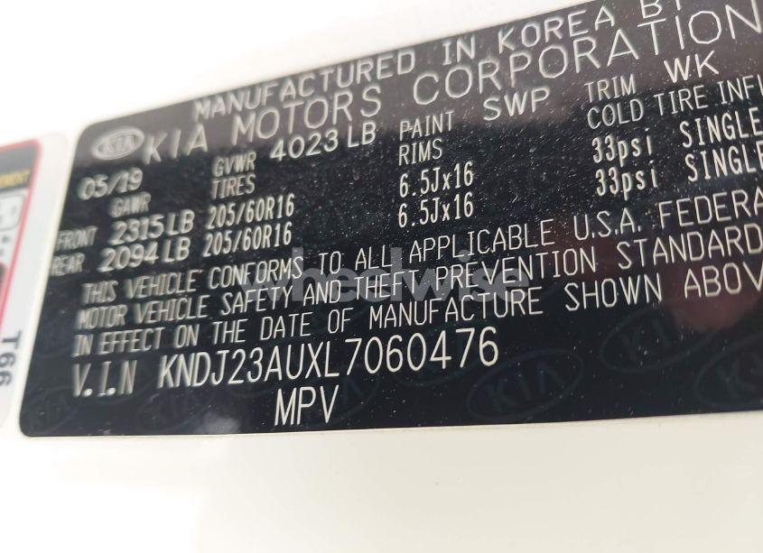 Photo 9 of 2020 Kia Soul S (VIN KNDJ23AUXL7060476)