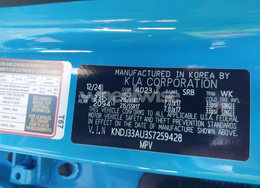 Photo 9 of 2025 Kia Soul EX (VIN KNDJ33AU3S7259428)