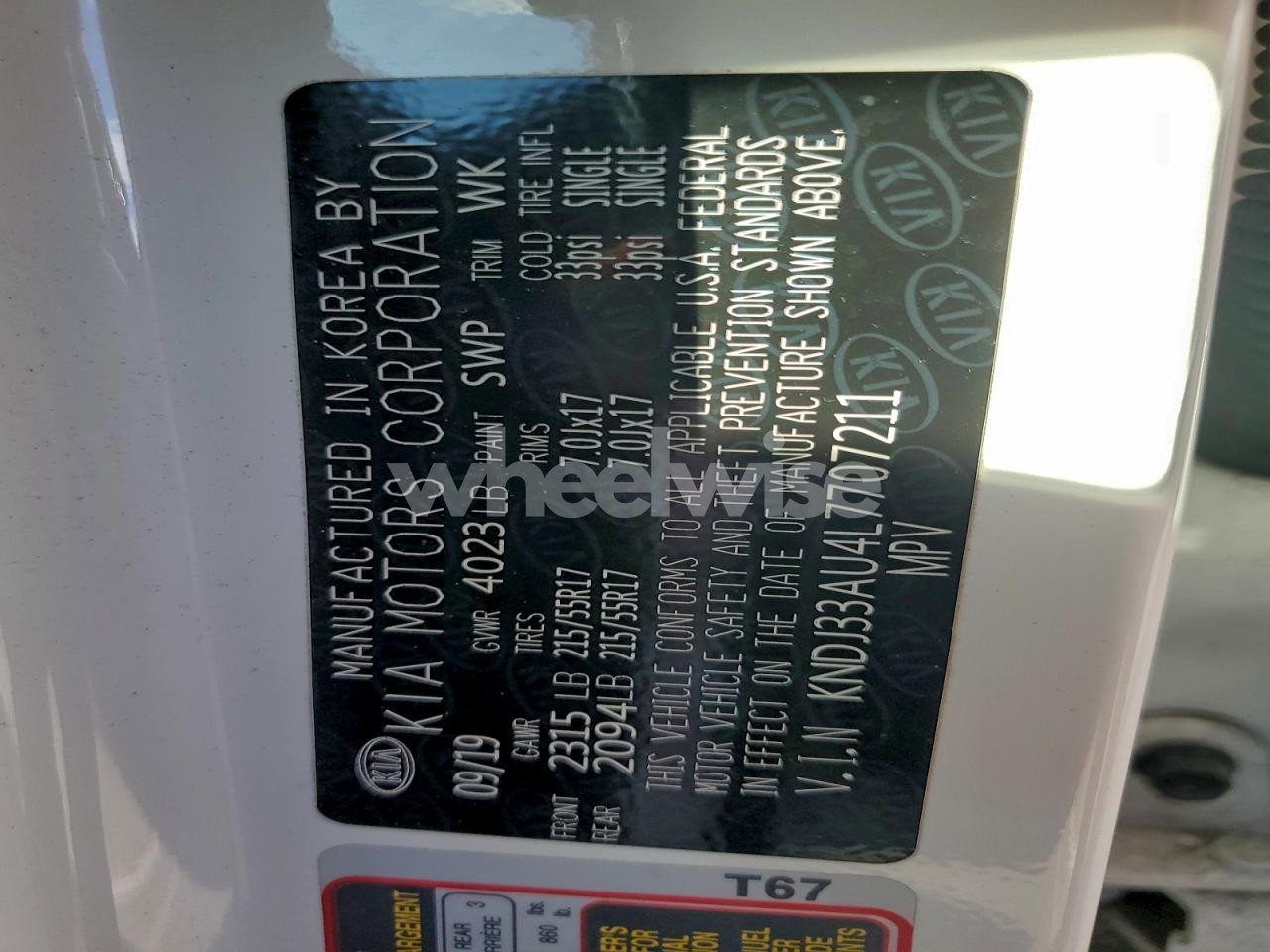 Photo 12 of 2020 KIA SOUL EX (VIN KNDJ33AU4L7707211)