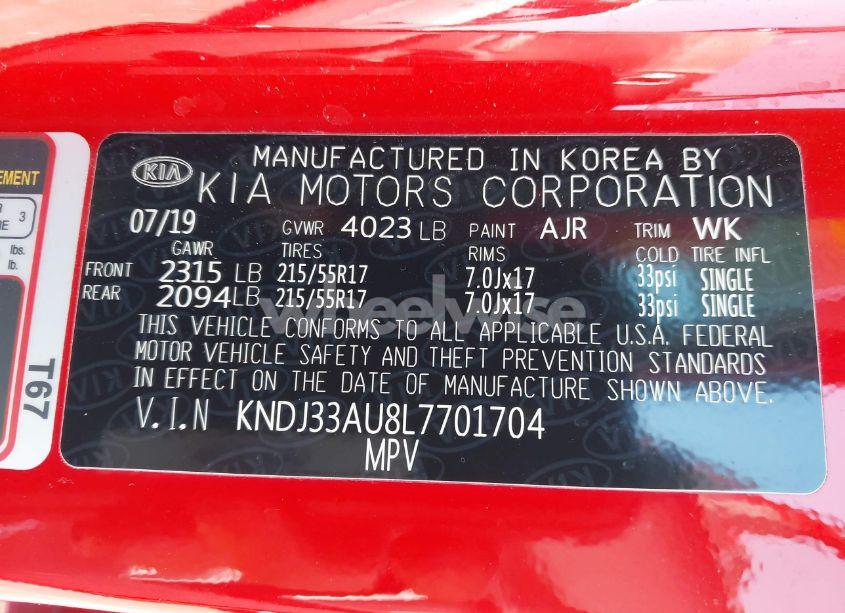 Photo 9 of 2020 Kia Soul EX (VIN KNDJ33AU8L7701704)