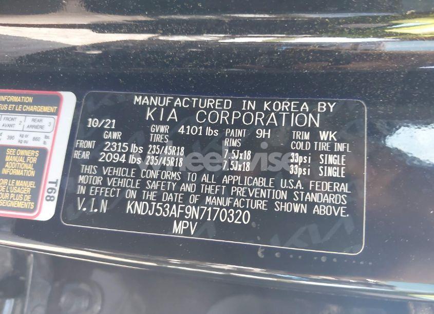 Photo 9 of 2022 Kia Soul TURBO (VIN KNDJ53AF9N7170320)