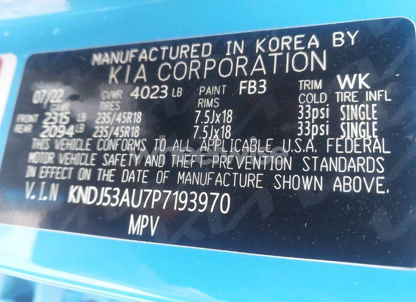 Photo 9 of 2023 Kia Soul GT-LINE (VIN KNDJ53AU7P7193970)