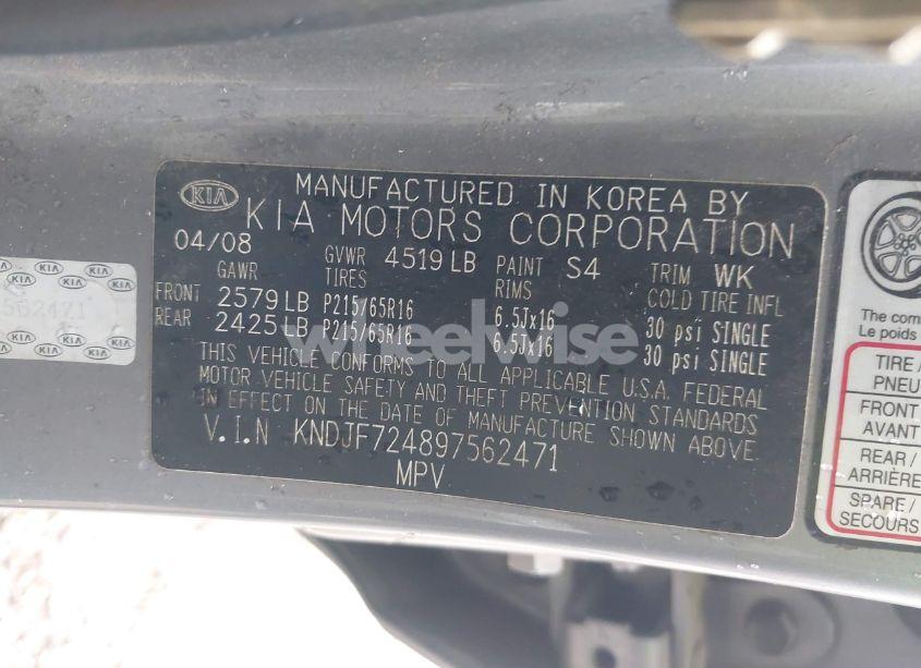 Photo 9 of 2009 Kia Sportage LX (VIN KNDJF724897562471)