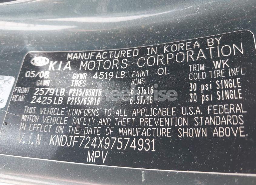 Photo 9 of 2009 Kia Sportage LX (VIN KNDJF724X97574931)