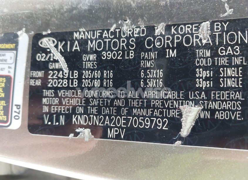 Photo 9 of 2014 Kia Soul (VIN KNDJN2A20E7059792)