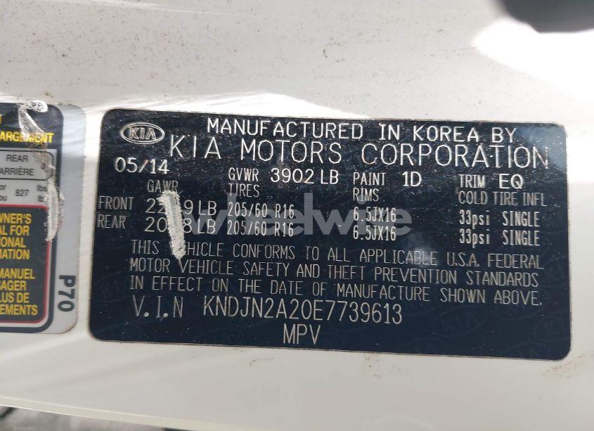 Photo 9 of 2014 Kia Soul N/A (VIN KNDJN2A20E7739613)