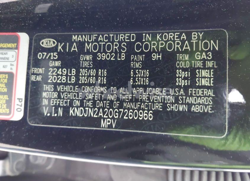 Photo 9 of 2016 Kia Soul (VIN KNDJN2A20G7260966)