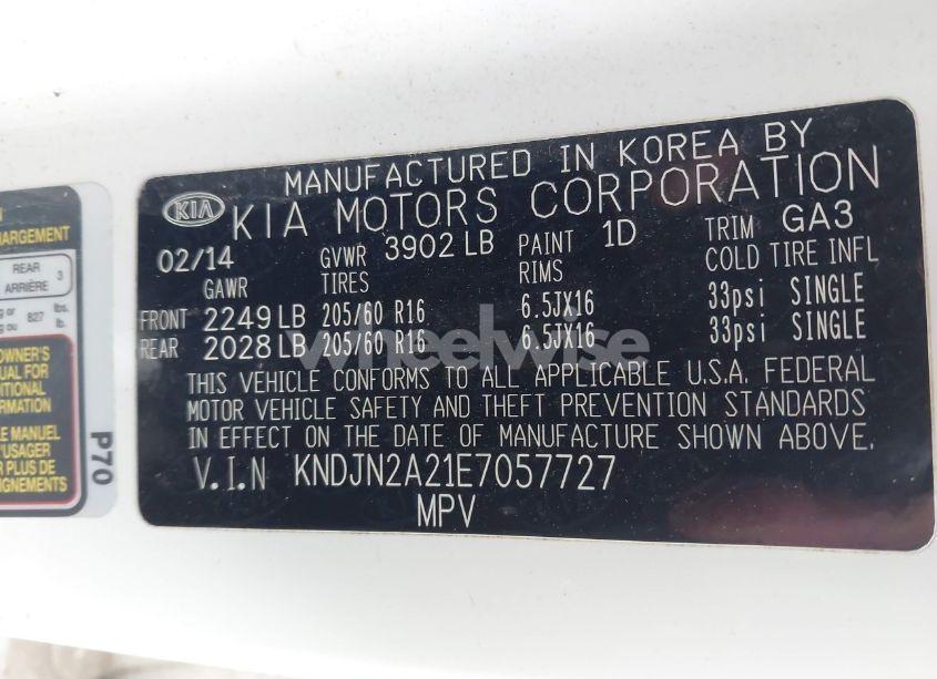Photo 9 of 2014 Kia Soul N/A (VIN KNDJN2A21E7057727)