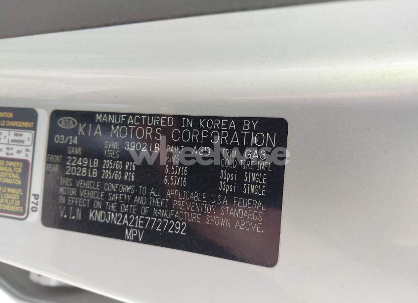 Photo 9 of 2014 Kia Soul (VIN KNDJN2A21E7727292)