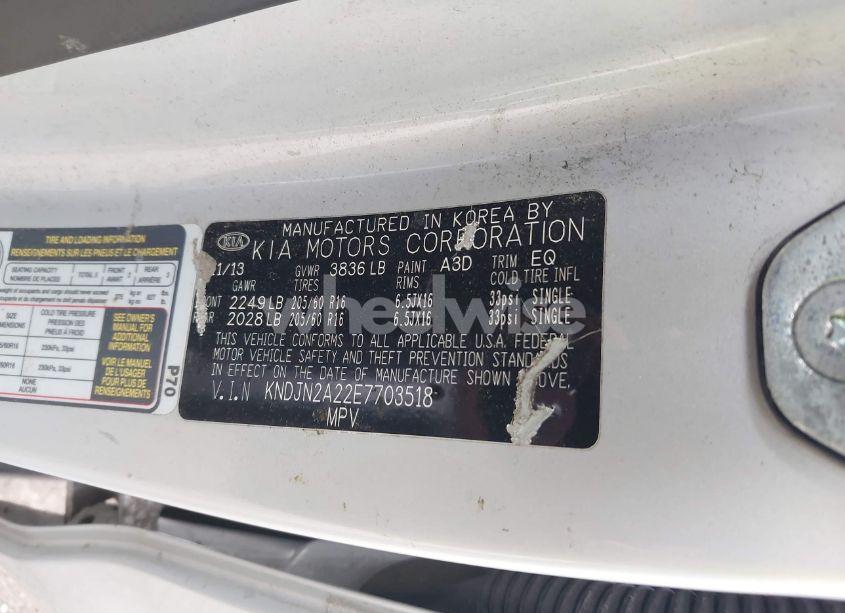 Photo 9 of 2014 Kia Soul (VIN KNDJN2A22E7703518)