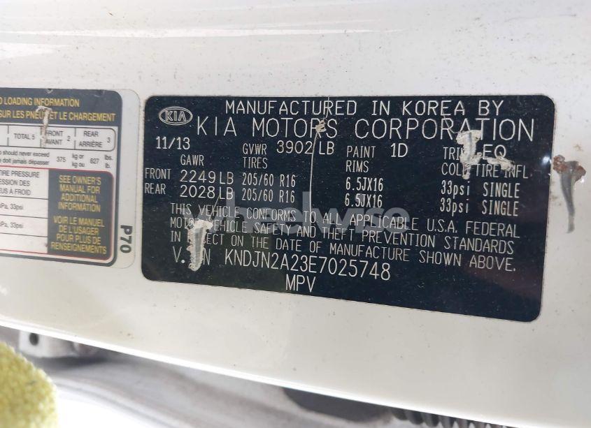 Photo 9 of 2014 Kia Soul (VIN KNDJN2A23E7025748)