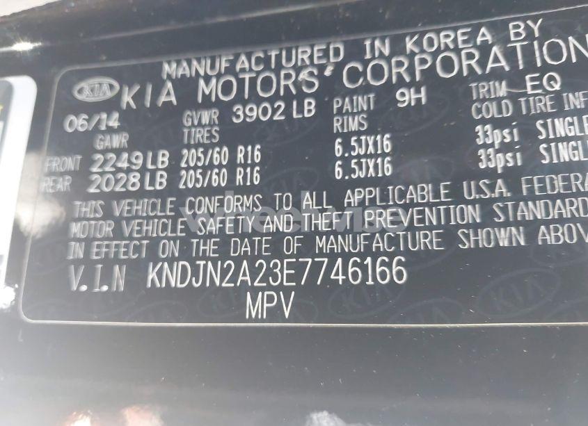 Photo 9 of 2014 Kia Soul (VIN KNDJN2A23E7746166)