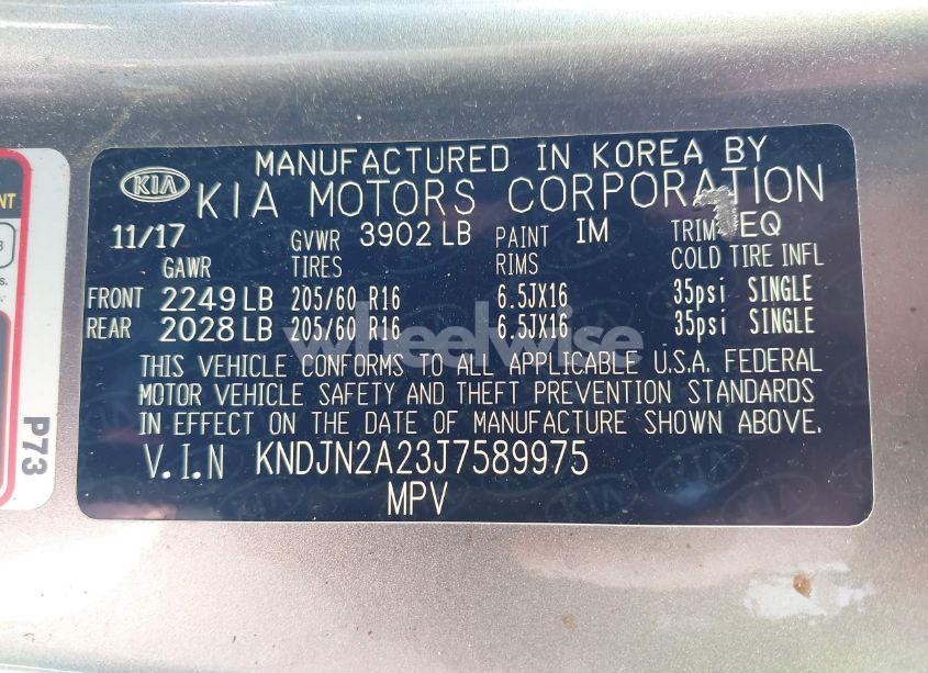 Photo 9 of 2018 Kia Soul ! (VIN KNDJN2A23J7589975)