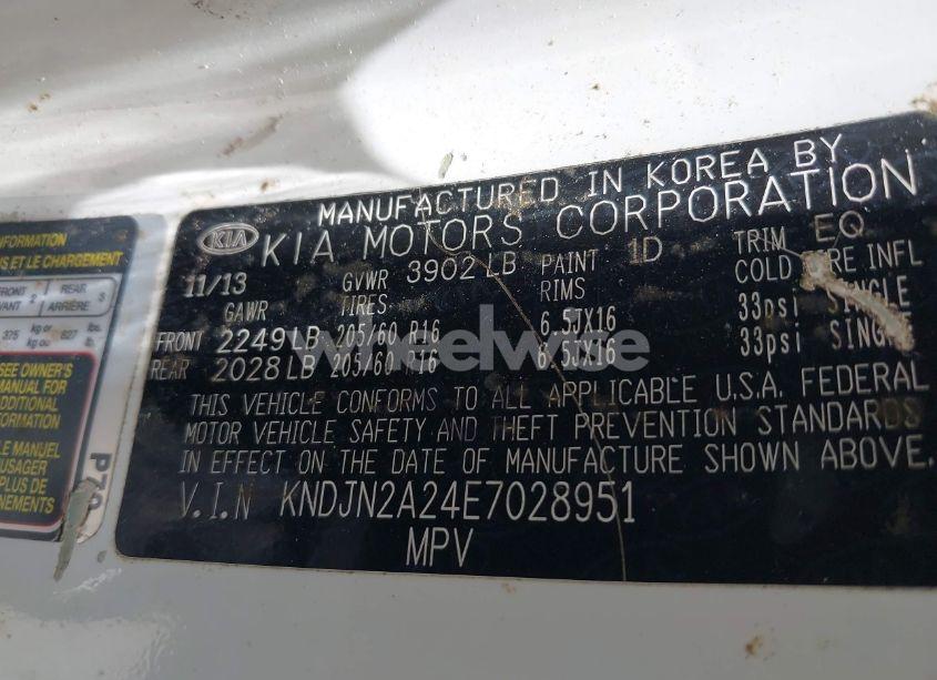 Photo 9 of 2014 Kia Soul (VIN KNDJN2A24E7028951)