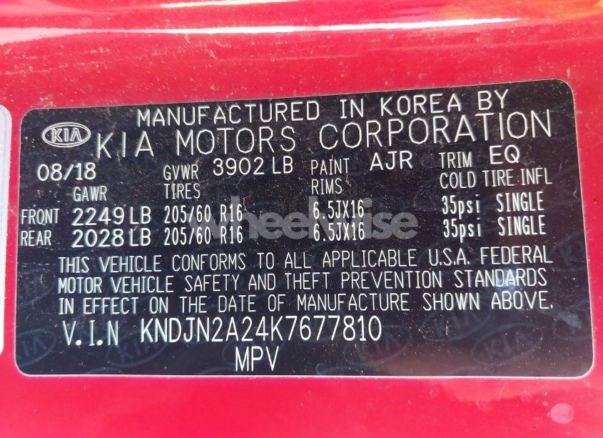 Photo 9 of 2019 Kia Soul (VIN KNDJN2A24K7677810)