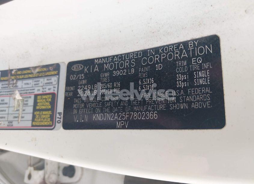 Photo 9 of 2015 Kia Soul (VIN KNDJN2A25F7802366)