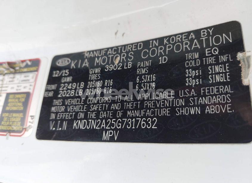 Photo 9 of 2016 Kia Soul (VIN KNDJN2A25G7317632)