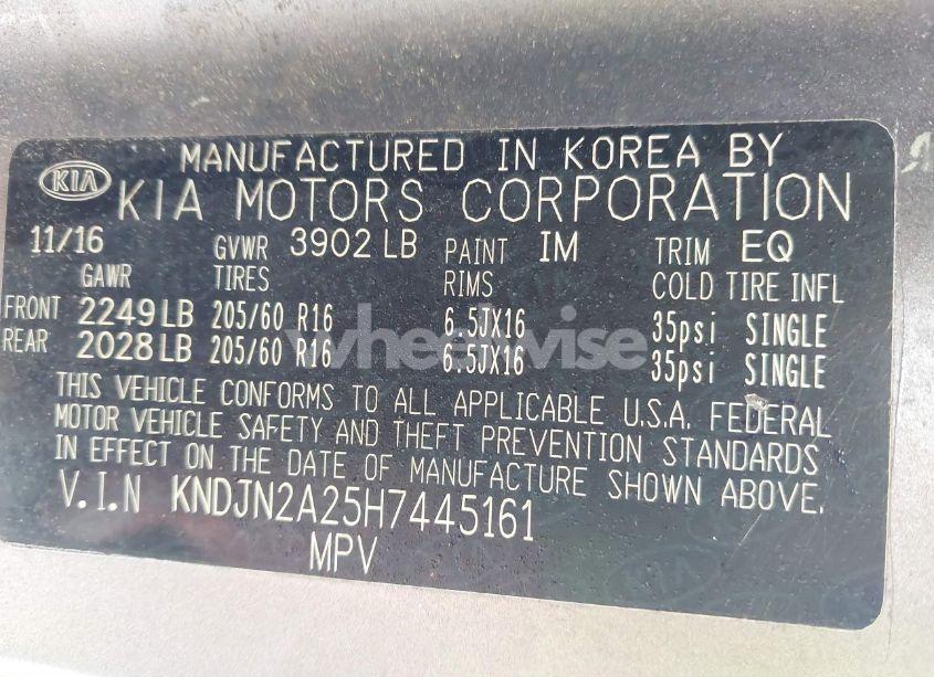 Photo 9 of 2017 Kia Soul (VIN KNDJN2A25H7445161)