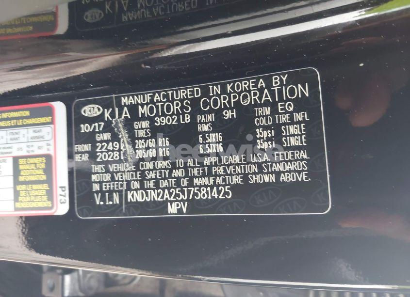 Photo 9 of 2018 Kia Soul (VIN KNDJN2A25J7581425)