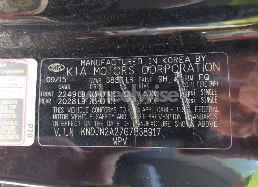 Photo 9 of 2016 Kia Soul (VIN KNDJN2A27G7838917)