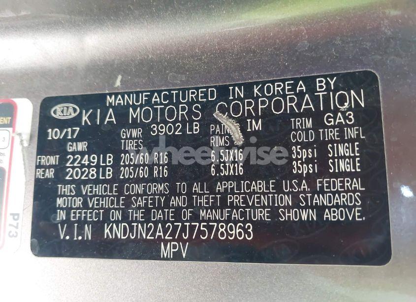 Photo 9 of 2018 Kia Soul (VIN KNDJN2A27J7578963)