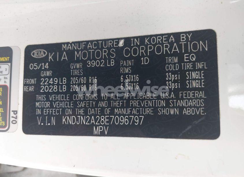 Photo 9 of 2014 Kia Soul (VIN KNDJN2A28E7096797)