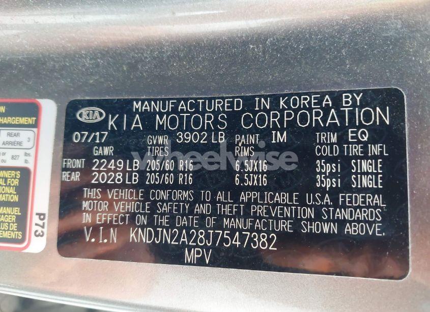 Photo 9 of 2018 Kia Soul (VIN KNDJN2A28J7547382)