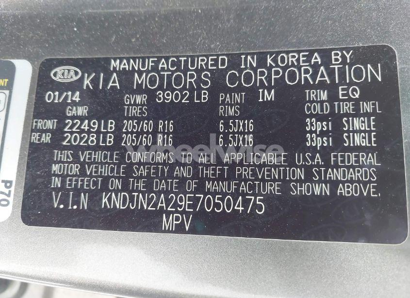 Photo 9 of 2014 Kia Soul N/A (VIN KNDJN2A29E7050475)