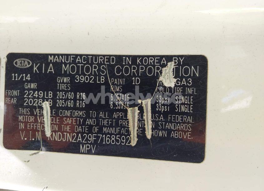 Photo 9 of 2015 Kia Soul (VIN KNDJN2A29F7168592)