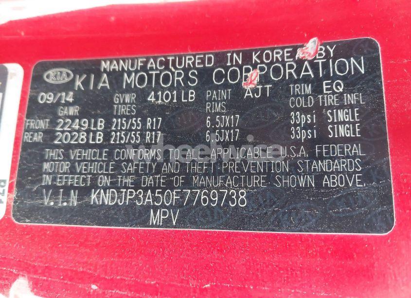 Photo 9 of 2015 Kia Soul + (VIN KNDJP3A50F7769738)