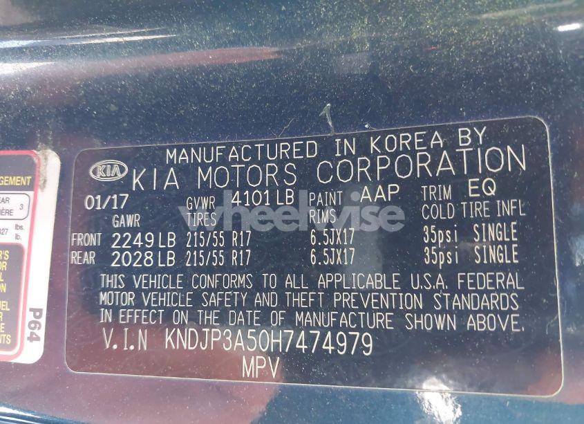 Photo 9 of 2017 Kia Soul + (VIN KNDJP3A50H7474979)