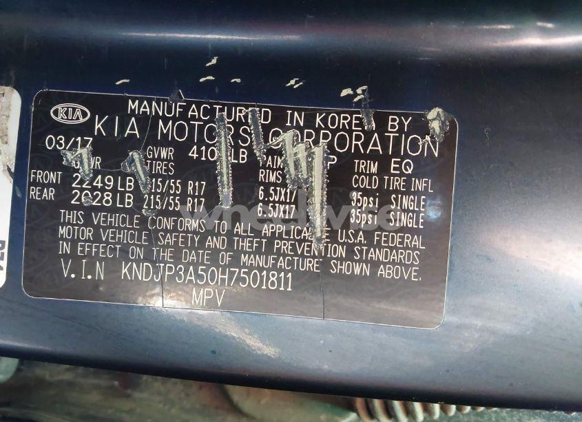 Photo 9 of 2017 Kia Soul + (VIN KNDJP3A50H7501811)