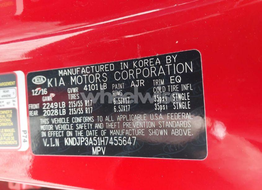 Photo 9 of 2017 Kia Soul + (VIN KNDJP3A51H7455647)