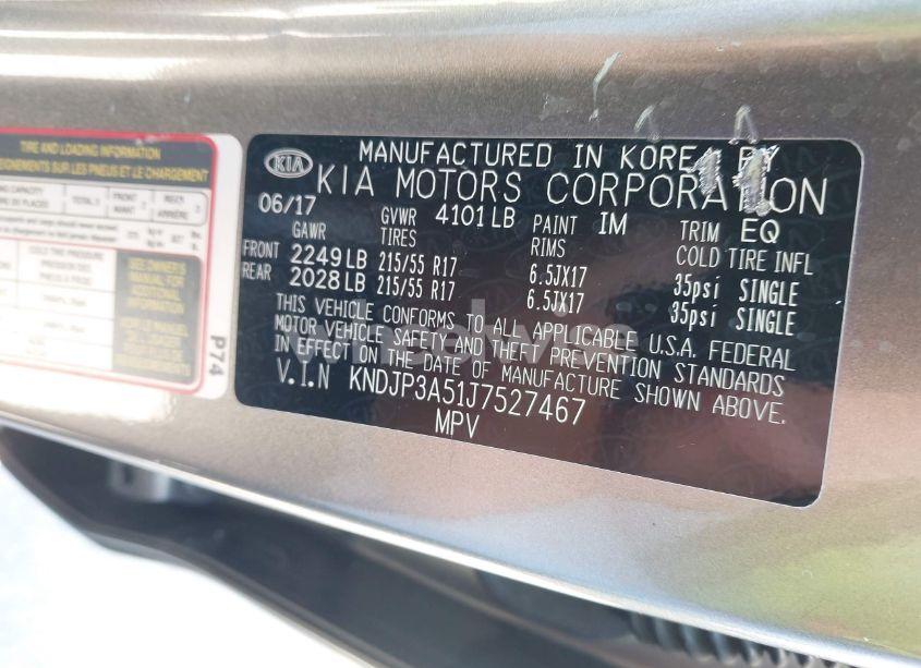 Photo 9 of 2018 Kia Soul + (VIN KNDJP3A51J7527467)