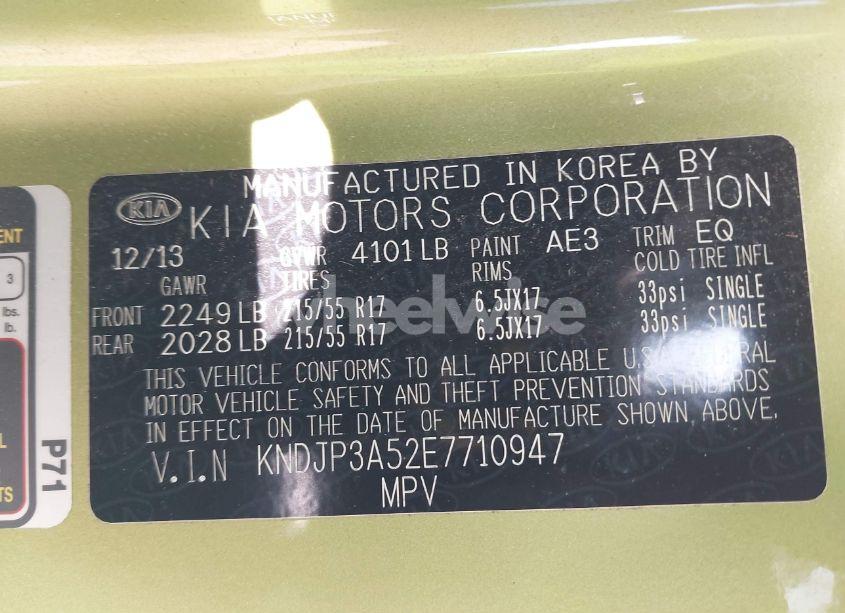 Photo 9 of 2014 Kia Soul + (VIN KNDJP3A52E7710947)