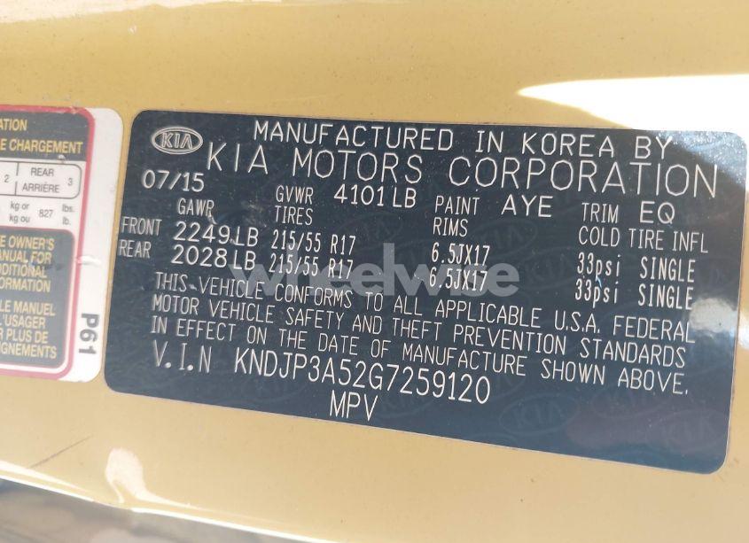 Photo 9 of 2016 Kia Soul + (VIN KNDJP3A52G7259120)