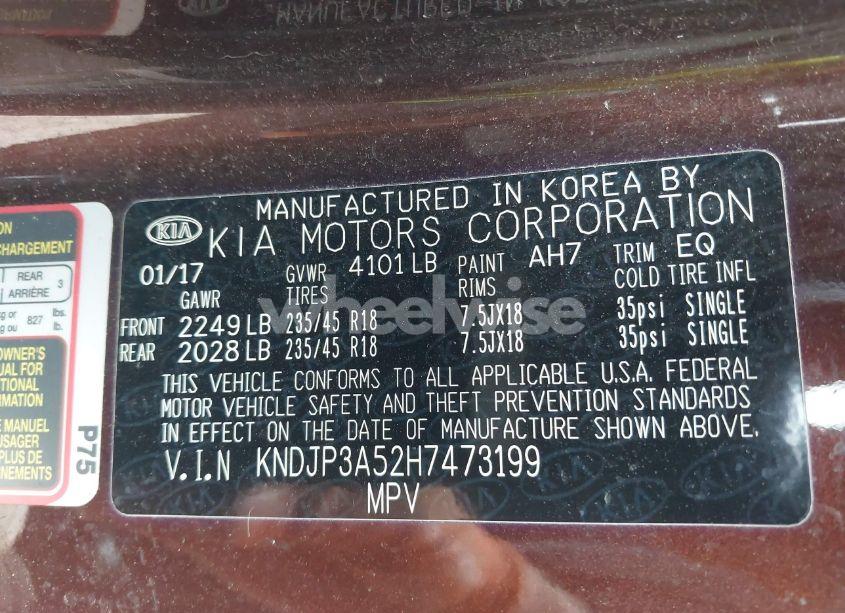 Photo 9 of 2017 Kia Soul + (VIN KNDJP3A52H7473199)