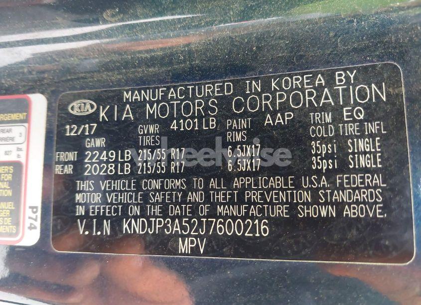 Photo 9 of 2018 Kia Soul + (VIN KNDJP3A52J7600216)